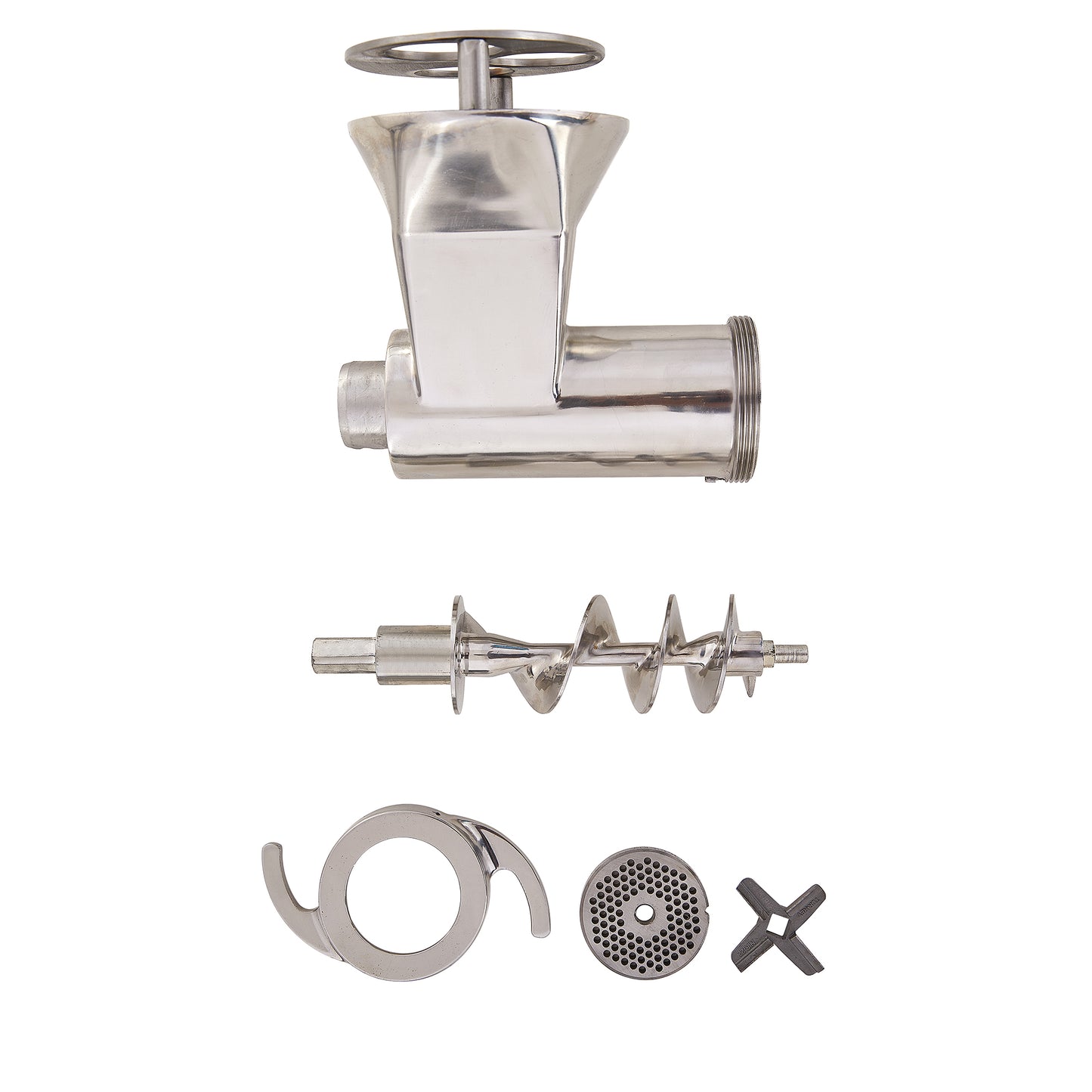 Pro-Cut KG-22-WXP-SS All Stainless Steel 2 HP Washdown Commercial Electric Meat Grinder