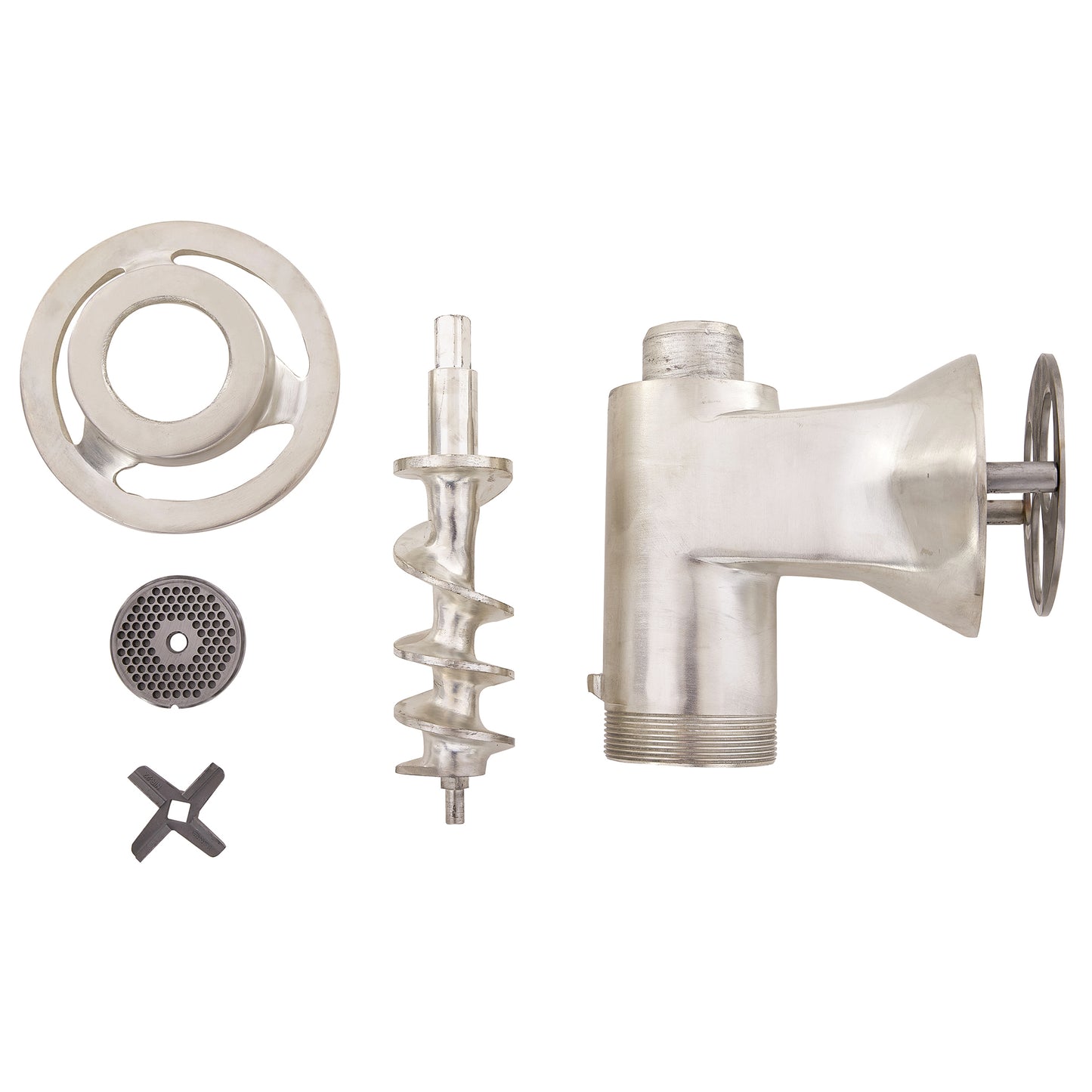 Pro-Cut KG-22-W Heavy-Duty Stainless Steel Commercial Electric Meat Grinder