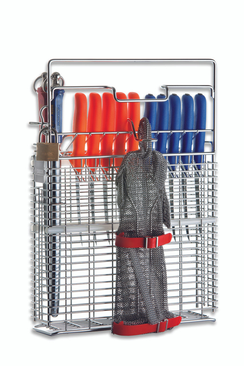 Part #FD-9021101 Cutlery Holder – Durable Storage Rack for 10 Knives, 2 Sharpening Steels & 1 Glove