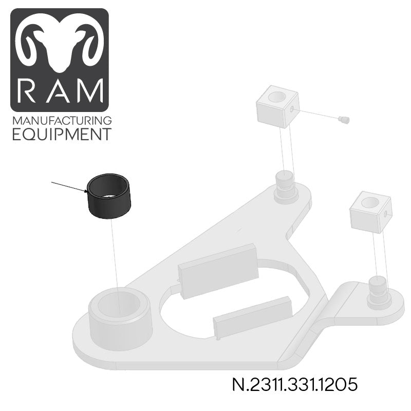 MHS Bushing Compatible with 850-90, 1000-90, 1000-96 Dicers - N.2311.331.1205