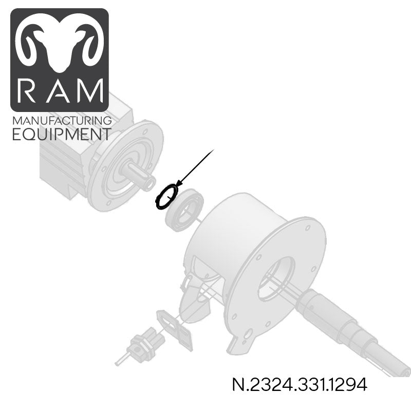 MHS Retaining Washer Compatible with 850-90, 1000-90, 1000-96 Dicers - N.2324.331.1294