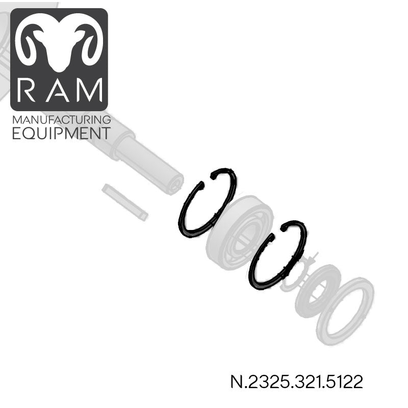 MHS Lock Ring Compatible with 850-90, 1000-90, 1000-105 Dicers - N.2325.321.5122