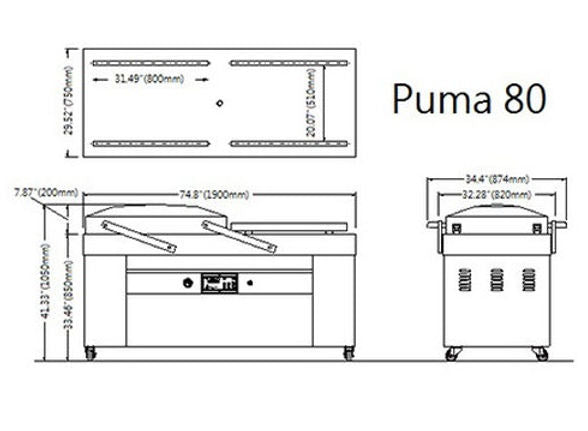 RAM Equipment - Puma80 Double Chamber