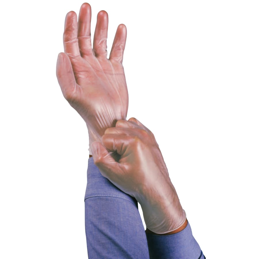 69-318 Disposable Gloves, Powder Free, Natural Rubber Latex, 5 mil, X-Small