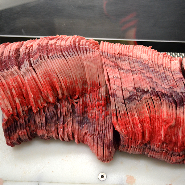 MHS Model IC 70-30 Horizontal Meat Slicer with Outfeed Conveyor