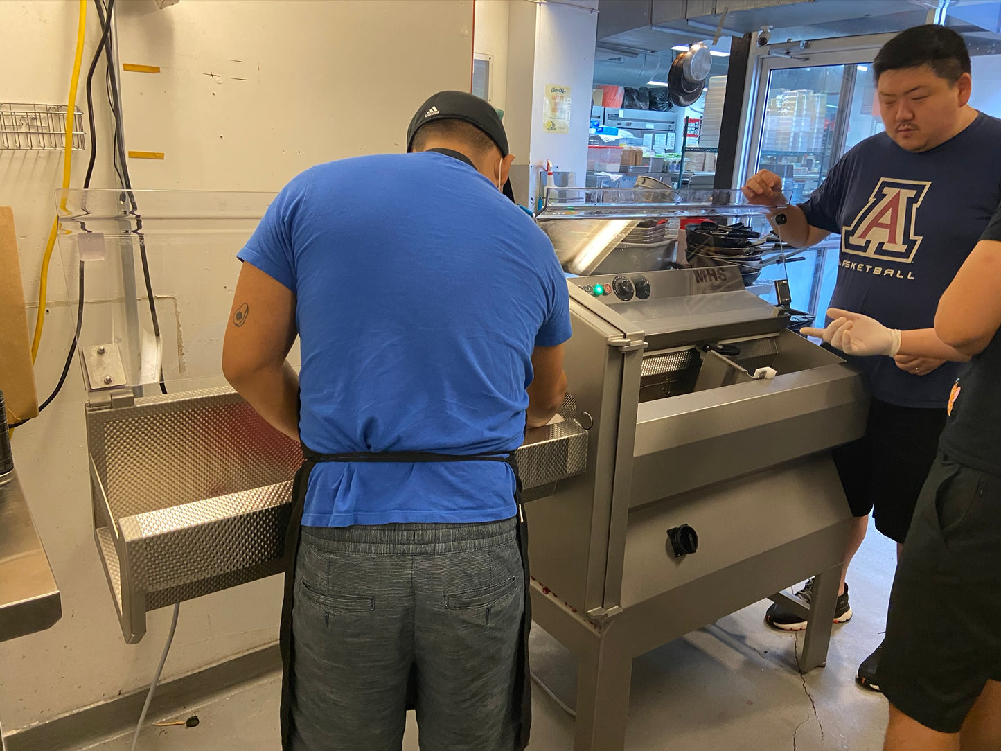 MHS Model PCE 100-25 KM Horizontal Meat Slicer and Portion Control Machine