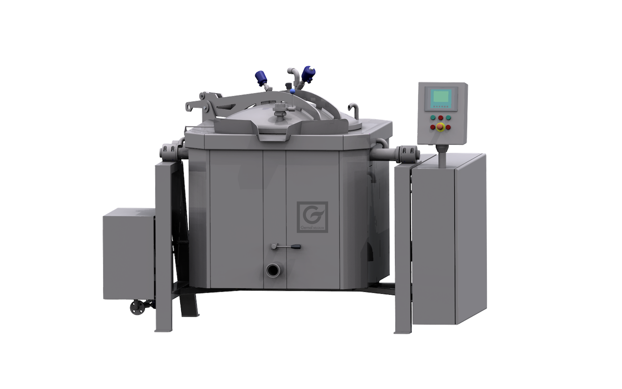 Gernal Model KKM 300 Tilting Boiler Cooking Kettle with Vacuum Pressurized Lid