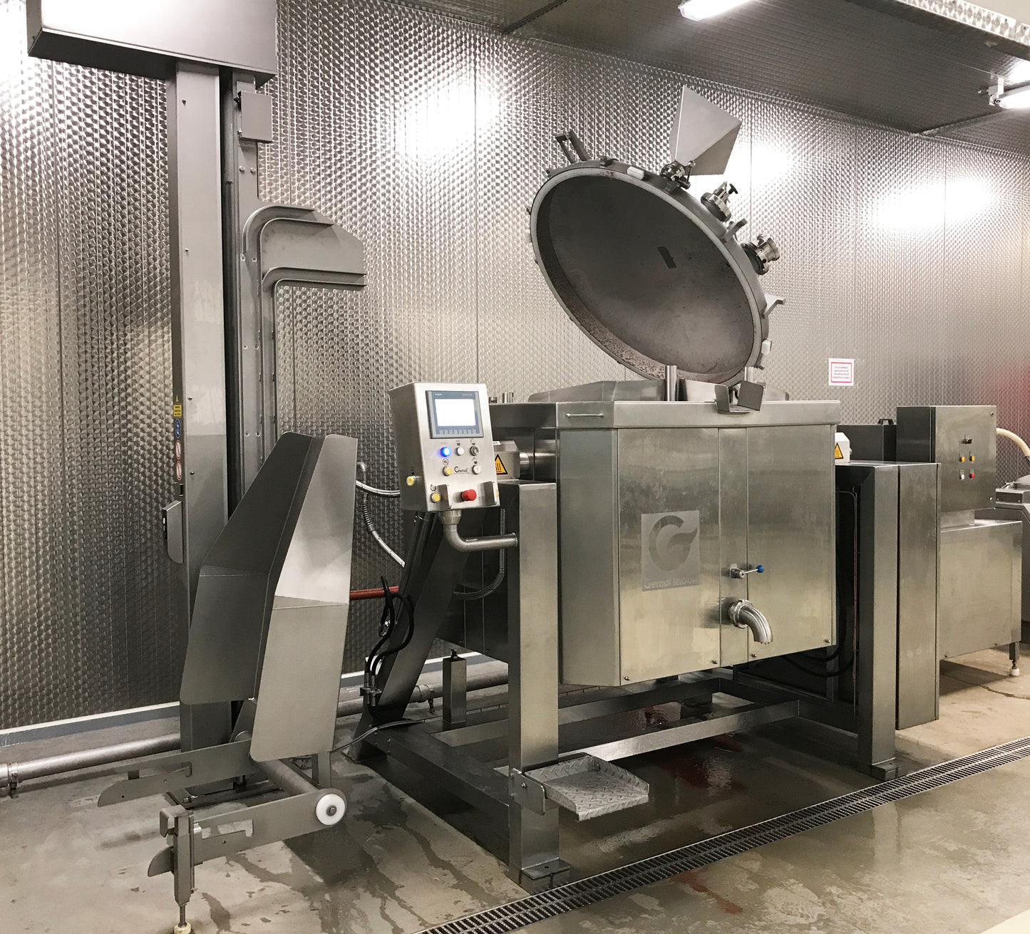 Gernal Model KKM 300 Tilting Boiler Cooking Kettle with Vacuum Pressurized Lid