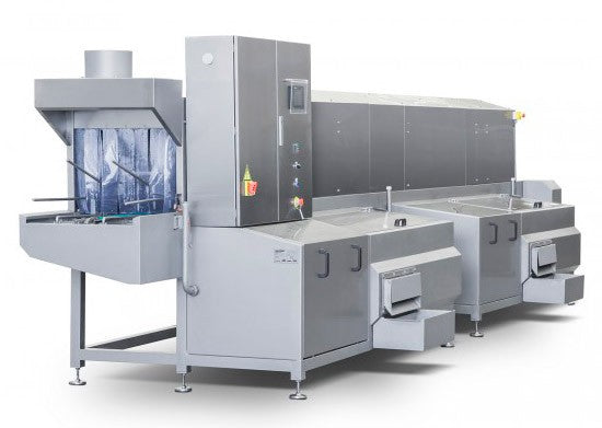 Roser Model TL-1200 Industrial Crate Tunnel Washer