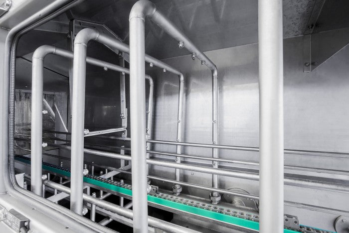 Roser Model TL-1200 Industrial Crate Tunnel Washer