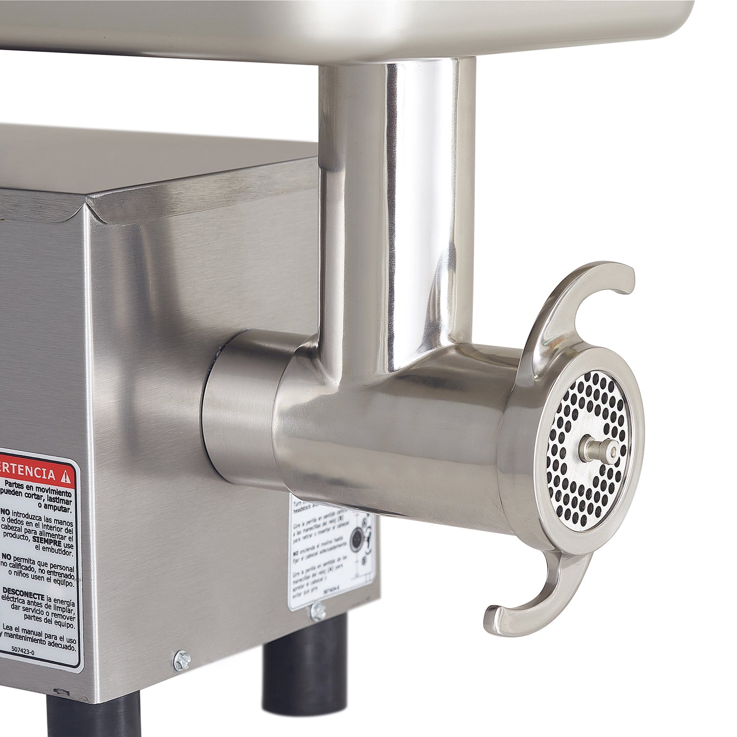 PRO-CUT KG 12-SS #12 Stainless Steel Commercial Electric Meat Grinder – 400+ lb/hr