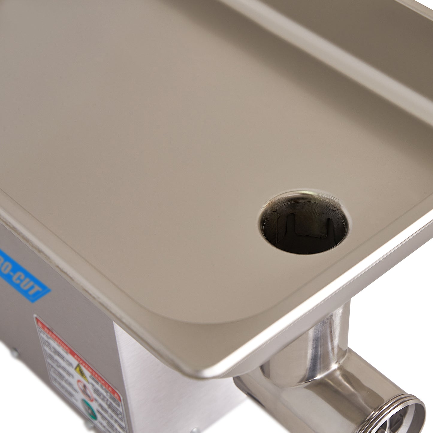 PRO-CUT KG 12-SS #12 Stainless Steel Commercial Electric Meat Grinder – 400+ lb/hr