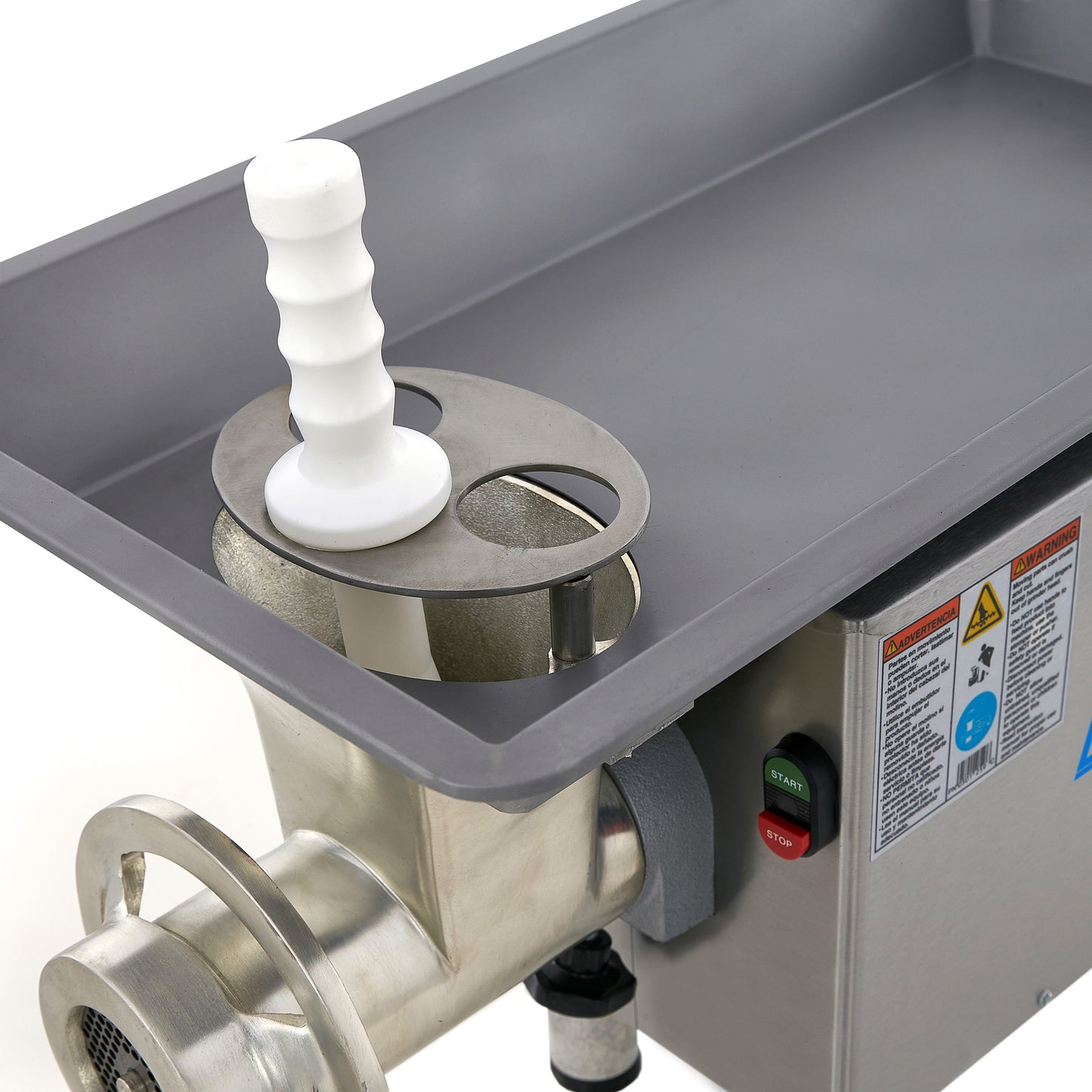 Pro-Cut KG-22-WXP Heavy-Duty 2 HP Stainless Steel Commercial Electric Meat Grinder