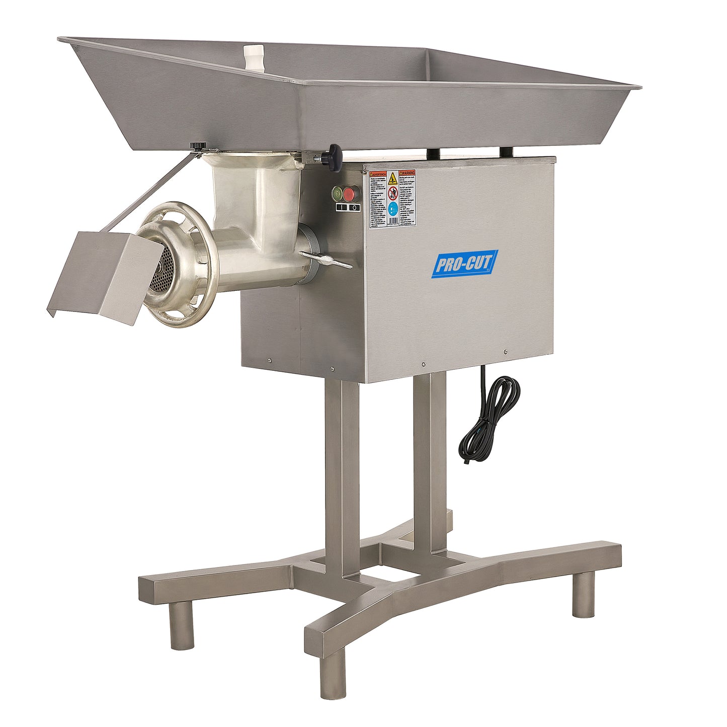 Pro-Cut KG-32-XP Heavy-Duty 5 HP Stainless Steel Commercial Electric Meat Grinder