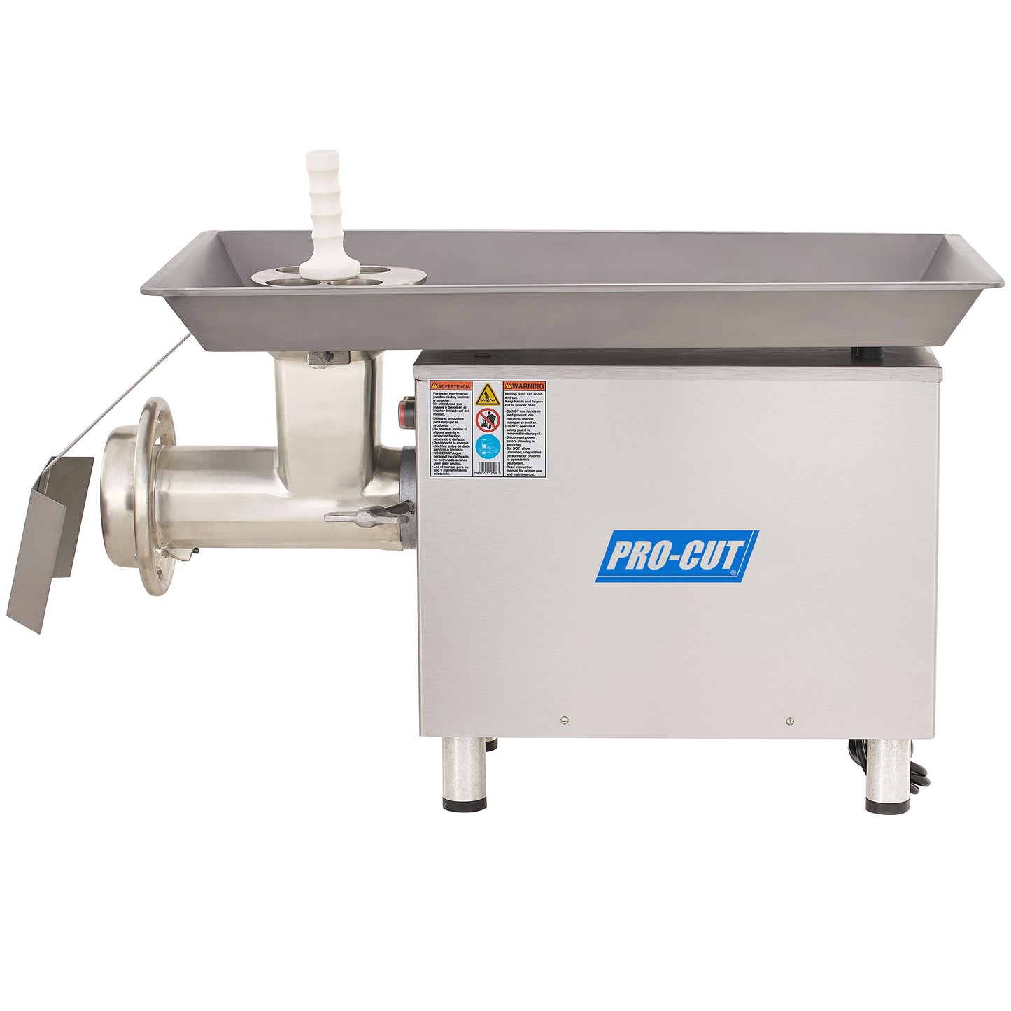 Pro-Cut KG-32 Heavy-Duty 3 HP Stainless Steel Commercial Electric Meat Grinder