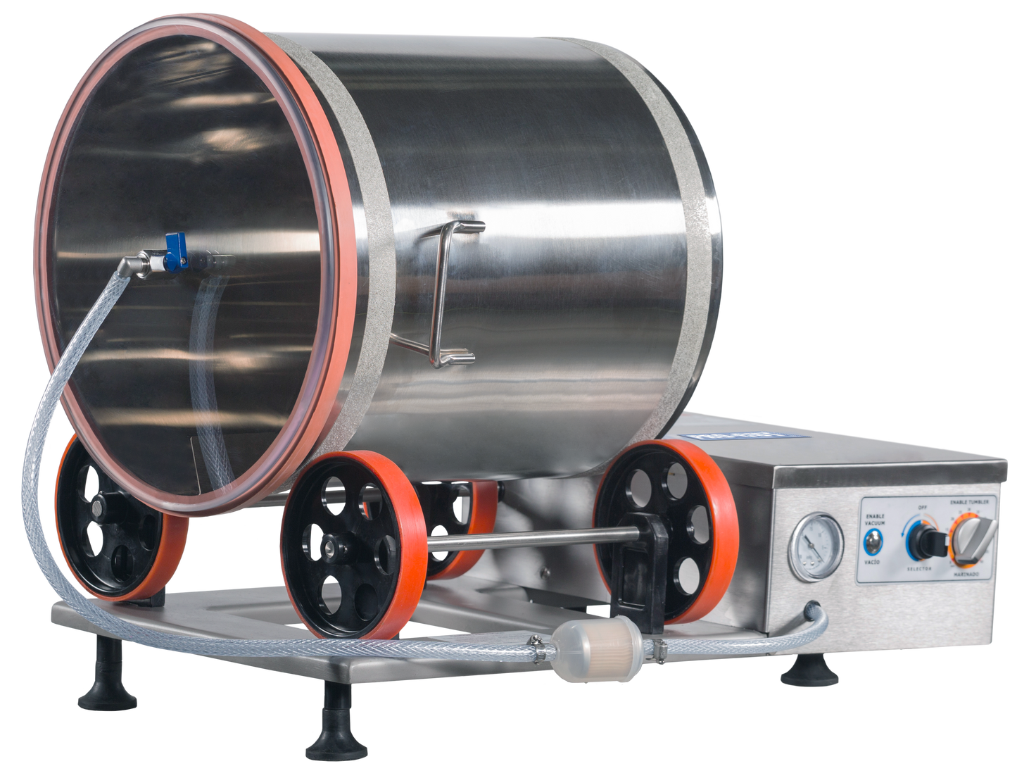 Pro-Cut KMV-25 Stainless Steel Commercial Vacuum Meat Tumbler and Marinator