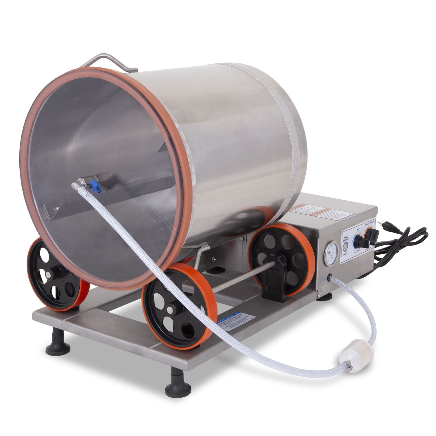 Pro-Cut KMV-25 Stainless Steel Commercial Vacuum Meat Tumbler and Marinator