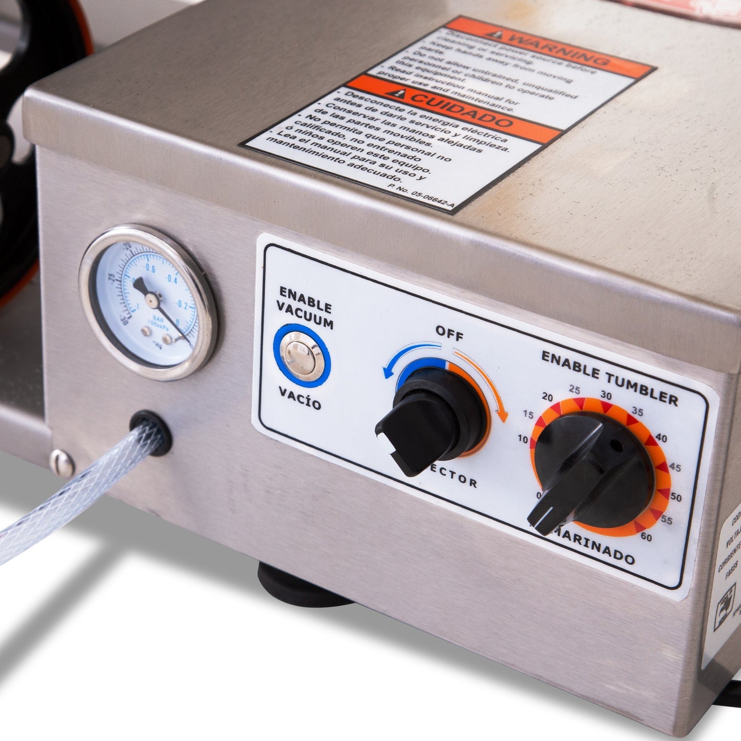 Pro-Cut KMV-25 Stainless Steel Commercial Vacuum Meat Tumbler and Marinator