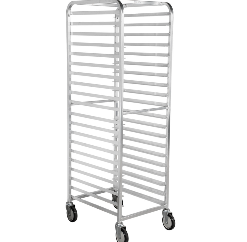 Pan End Load Medium-Duty Aluminum Bun / Sheet Pan Rack