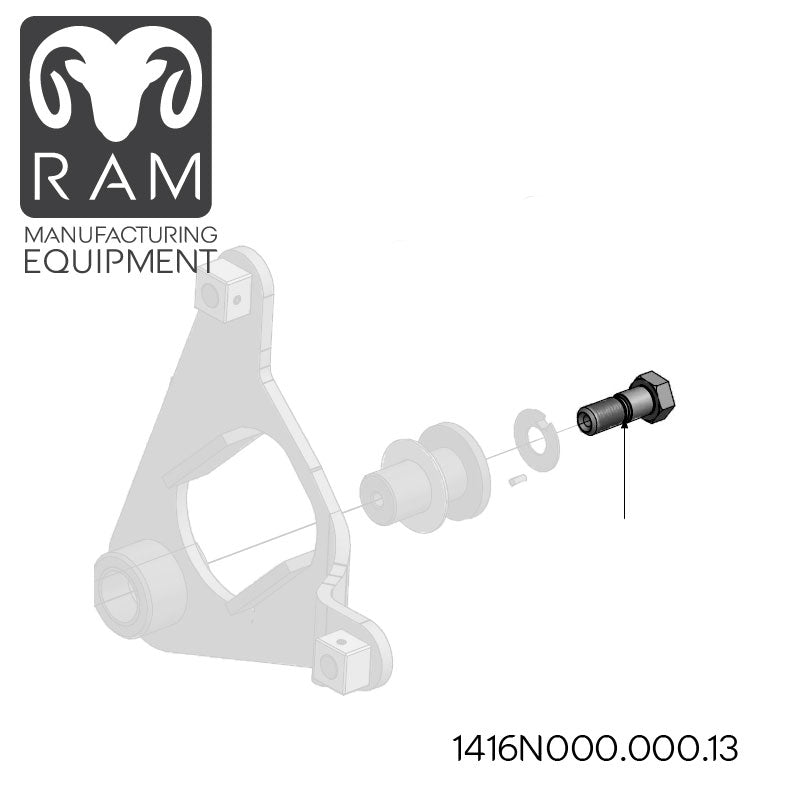 MHS Fitting Screw Compatible with 850-90, 1000-90, 1000-96 Dicers - 1416N000.000.13