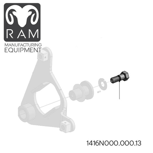 MHS Fitting Screw Compatible with 850-90, 1000-90, 1000-96 Dicers - 1416N000.000.13