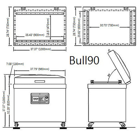 RAM Bull 90 Vacuum Bag Packaging Machine