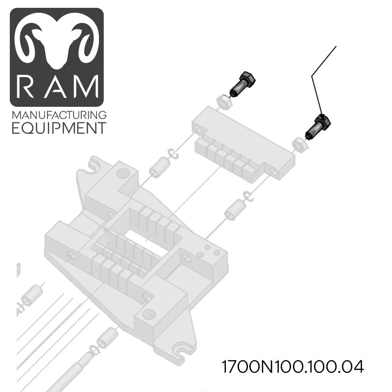 MHS Hexagonal Screw Compatible with 850-90 Dicers - 1700N100.100.04