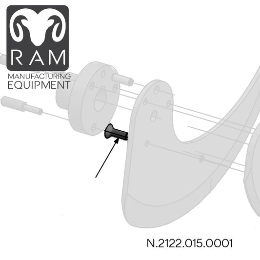 MHS Countersunk Screw Compatible with 850-90, 1000-90, 1000-98 Dicers - N.2122.015.0001