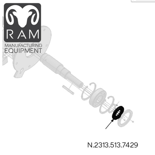 MHS Shaft Seal Ring Compatible with 850-90, 1000-90, 1000-96 Dicers - N.2313.513.7429