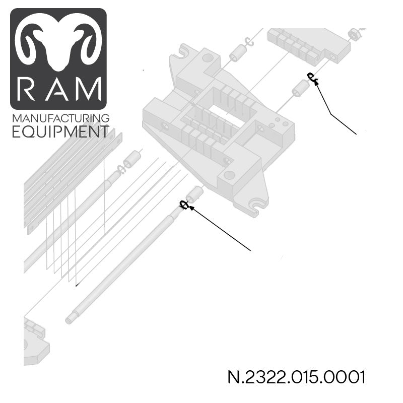 MHS Retaining Washer Compatible with 850-90 Dicers - N.2322.015.0001