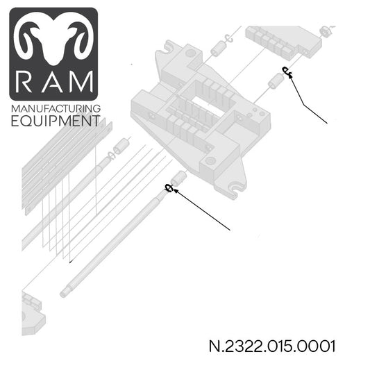 MHS Retaining Washer Compatible with 850-90 Dicers - N.2322.015.0001