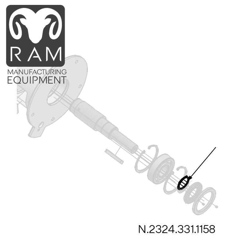MHS Retaining Washer Compatible with 850-90, 1000-90, 1000-96 Dicers - N.2324.331.1158
