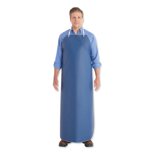 AlphaTec 56-601 Aprons, 35 in x 55 in, Urethane with Nylon Backing, Blue