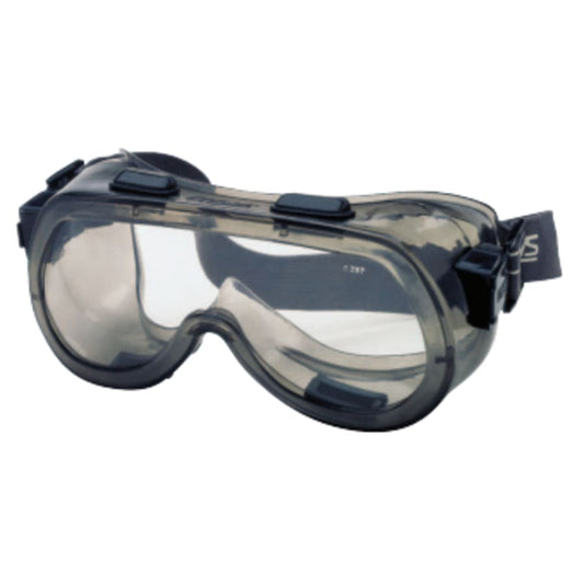 Verdict Goggles, Clear/Smoke, Antifog, Scratch Resistant, Elastic Strap