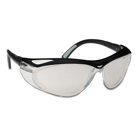 V20 EnVision* Safety Eyewear, Indoor/Outdoor Lens, Anti-Scratch, Black Frame