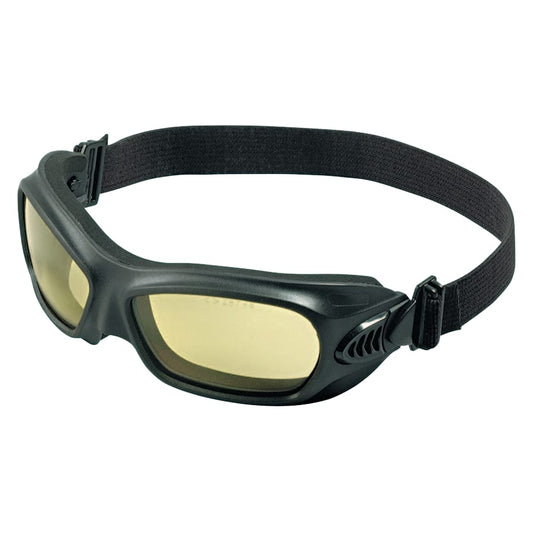 V80 Wildcat™ Goggles, Universal, Amber Lens, Black, Adjustable Side Ventilation, Anti-Fog