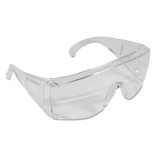 V10 Unispec* II Safety Eyewear, Clear Lens, Uncoated, Clear Frame