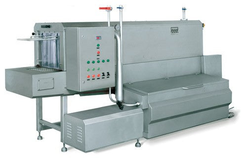 Roser Model TL-335-AE-2686 (700/hour) Crate Tunnel Washer with Steam Heating