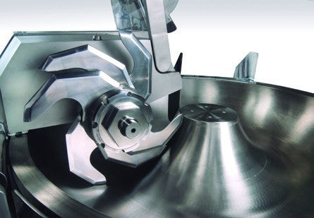 Roser Model CT 200VE Vacuum Industrial Bowl Chopper with Loader/Unloader