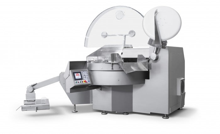 Roser Model CT 500VE Vacuum Industrial Bowl Chopper with Loader/Unloader