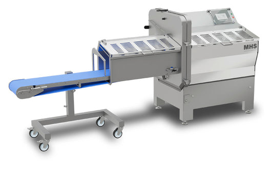 MHS Model IC 70-30 Horizontal Meat Slicer with Outfeed Conveyor