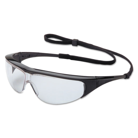 Millennia Eyewear, Clear Lens, Polycarbonate, Ultra-dura, Black Frame