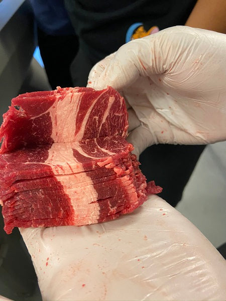 MHS Model PCE 100-21 KM Horizontal Meat Slicer and Portion Control Machine