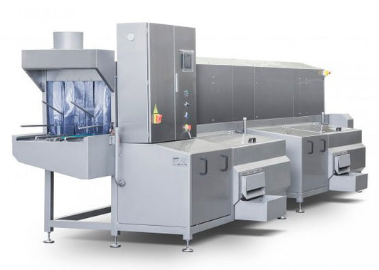 Roser Model TL-1200 Industrial Crate Tunnel Washer